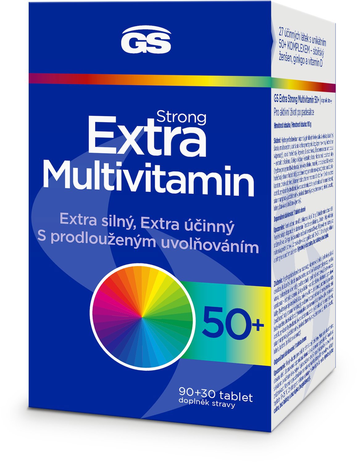 GS Extra Strong Multivitamín 50+, 90 + 30 tabliet