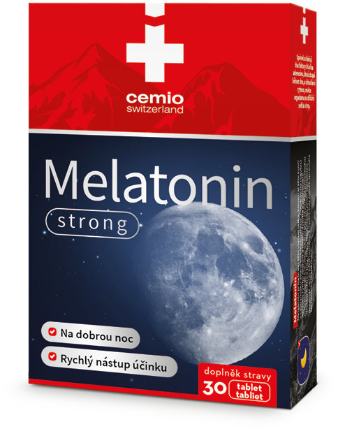 Cemio Melatonín strong, 30 tabliet