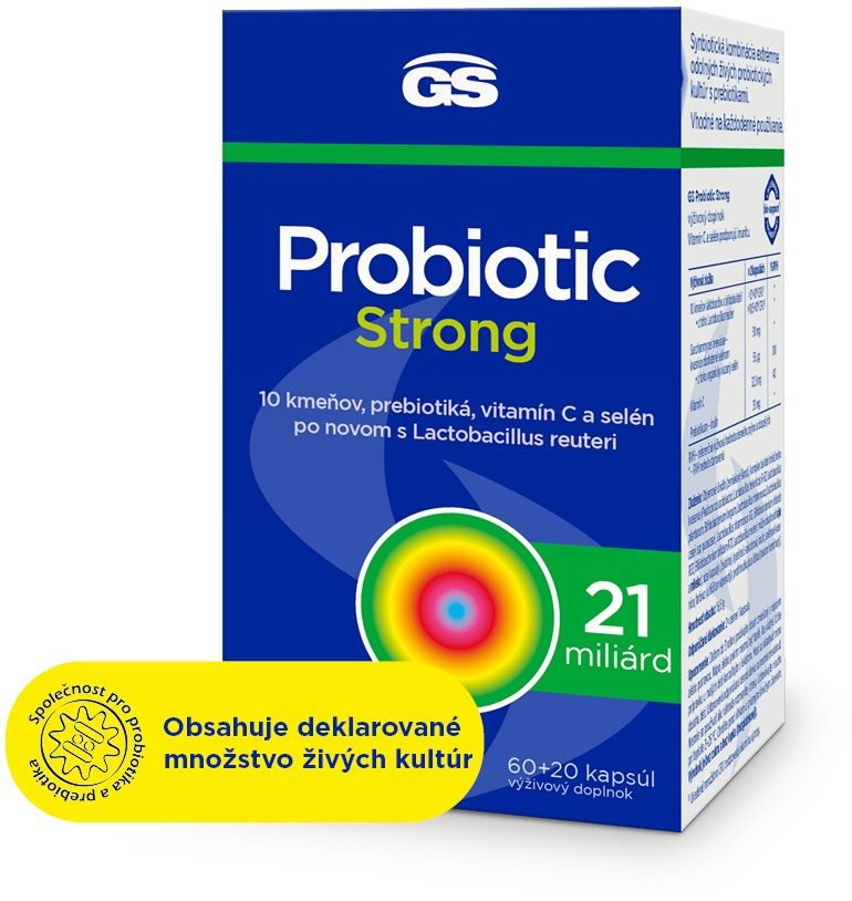 GS Probiotic Strong, 60 + 20 kapsúl
