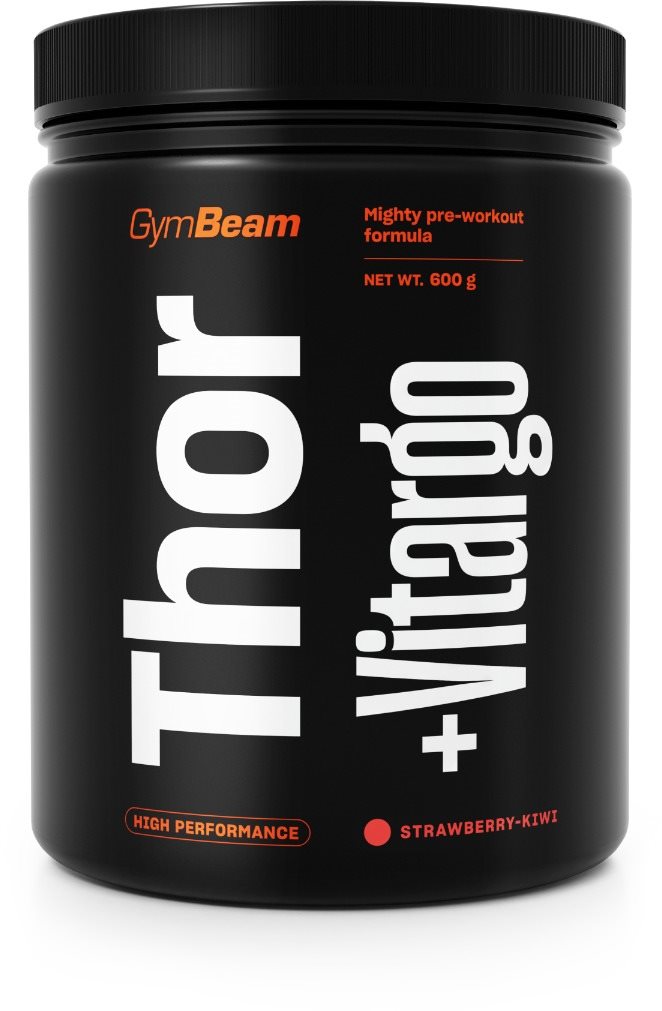 GymBeam Thor Fuel + Vitargo 600 g, strawberry kivi