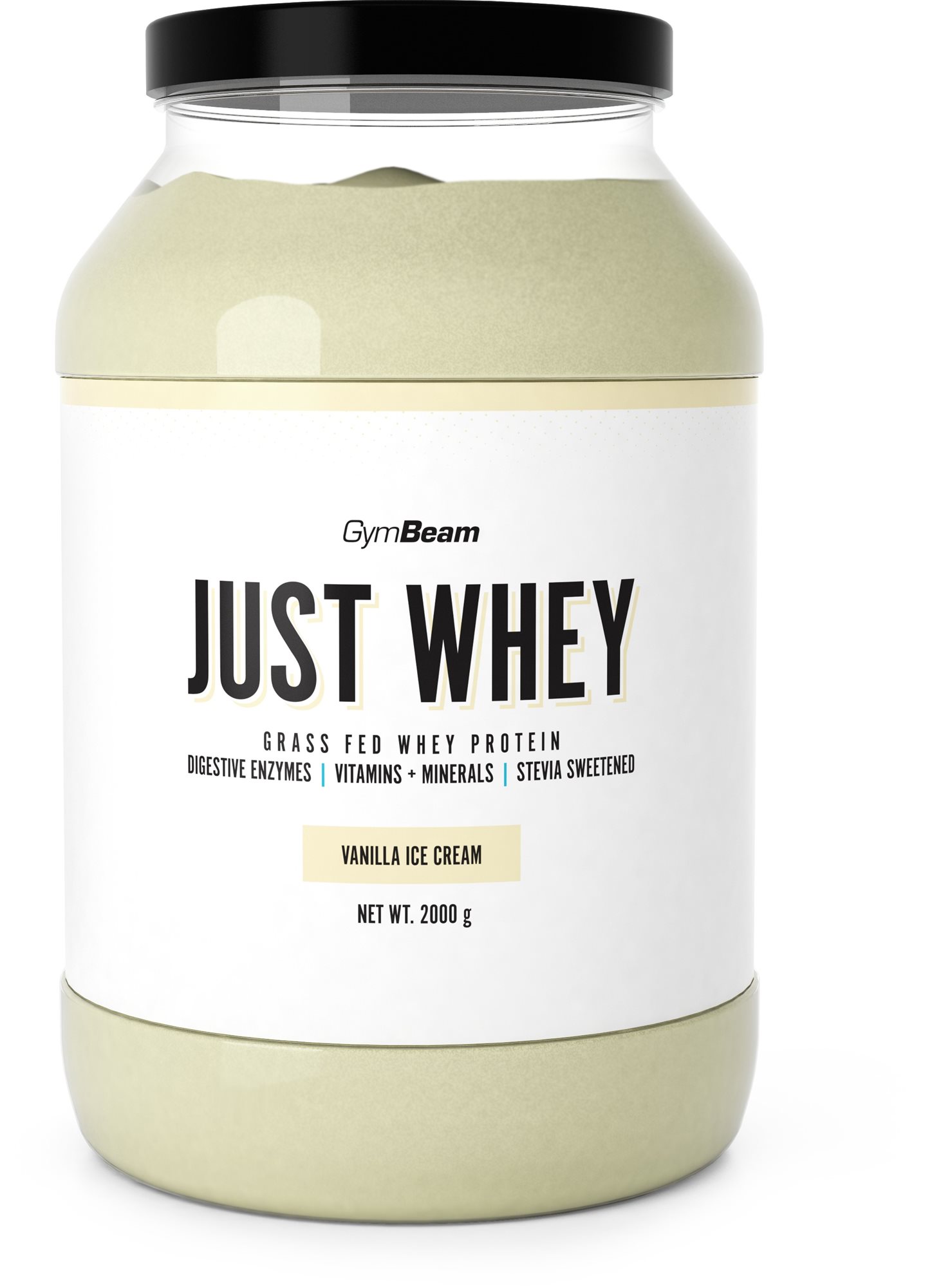 GymBeam Proteín Just Whey 2000 g, vanilla ice cream