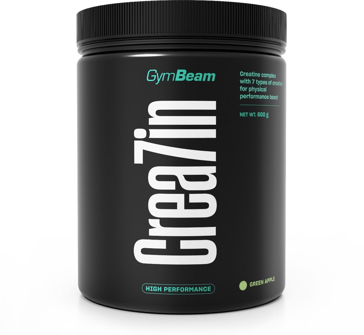 GymBeam Kreatin Crea7in 600 g, green apple