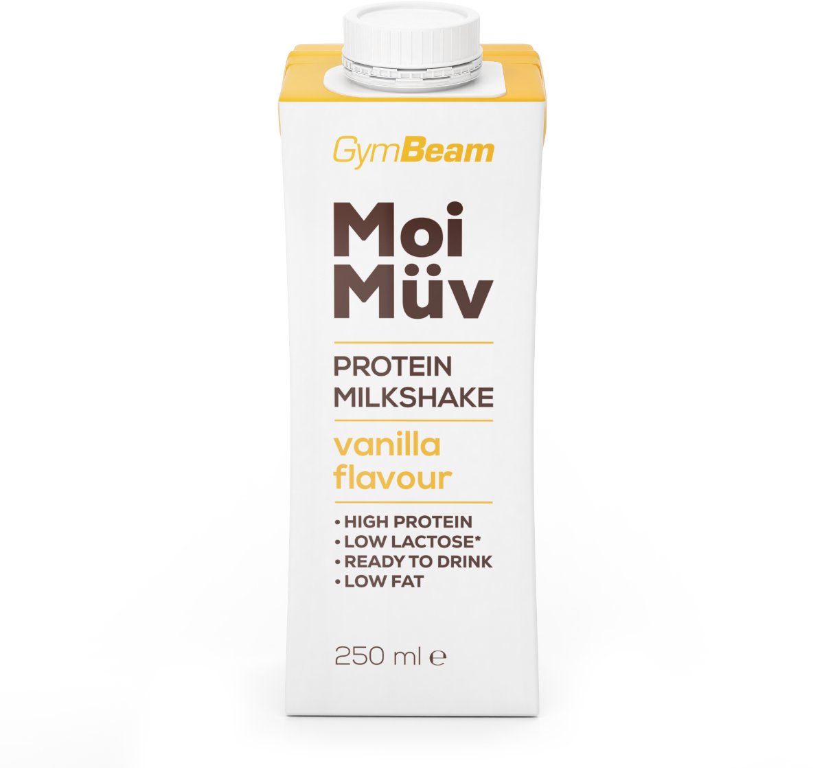 GymBeam MoiMüv Protein Milkshake 242 ml, vanilla