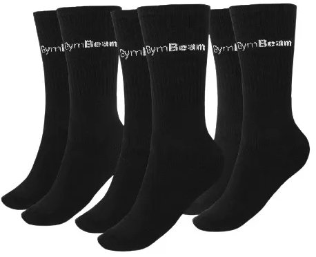 GymBeam 3/4 Socks 3Pack Black XL