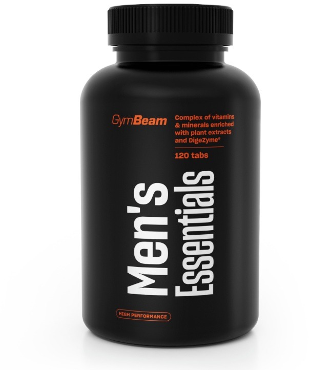 GymBeam Men‘s Essentials 120 tabliet