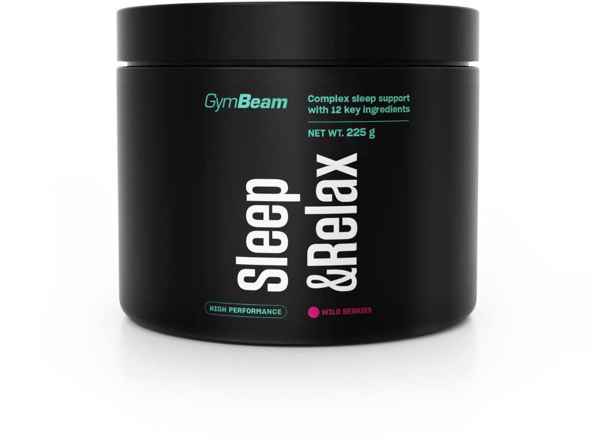 GymBeam Sleep & Relax 225 g lesné ovocie