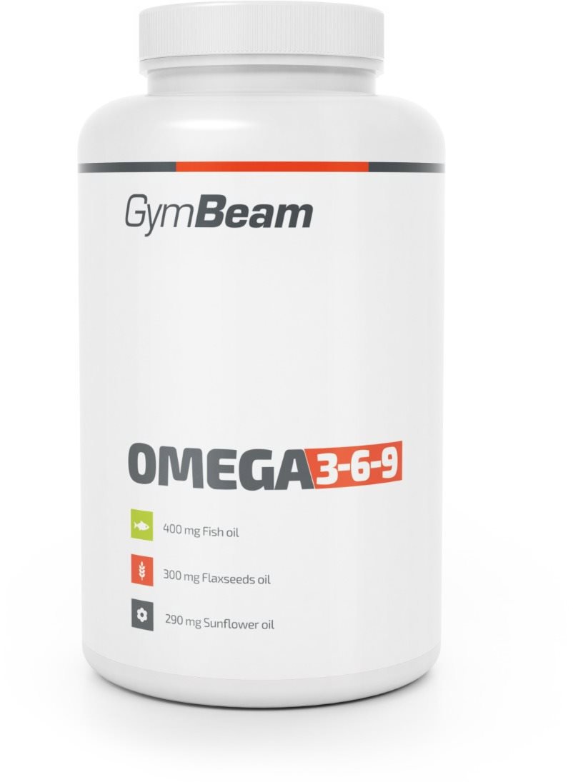 GymBeam Omega 3-6-9 240 kapsúl, unflavored