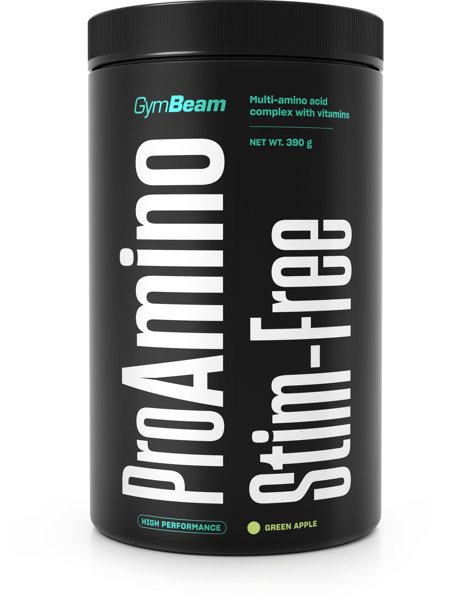 GymBeam ProAMINO stim-free 390 g, green apple