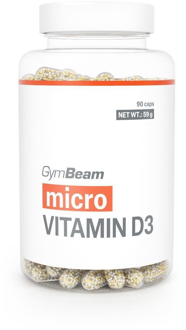 GymBeam Mikro Vitamín D3 90 kapsúl