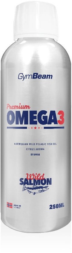 GymBeam Premium Omega 3, 250 ml