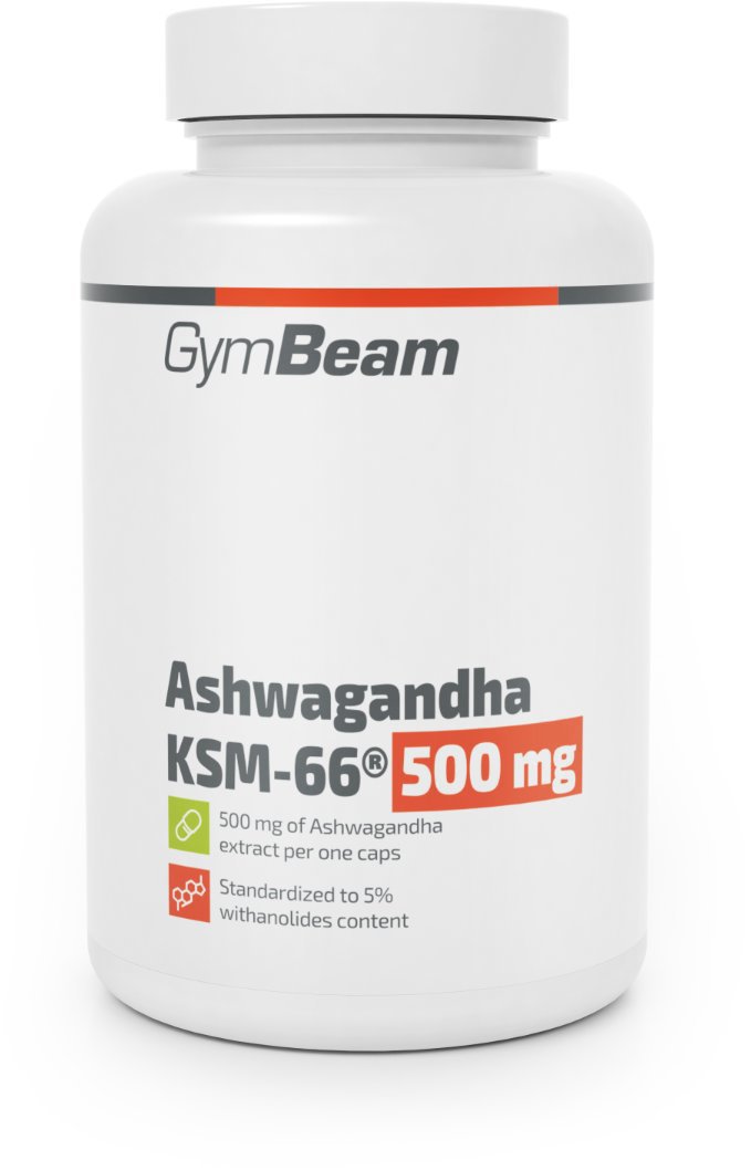 GymBeam Ashwagandha KSM-66® 500 mg 90 kapsúl