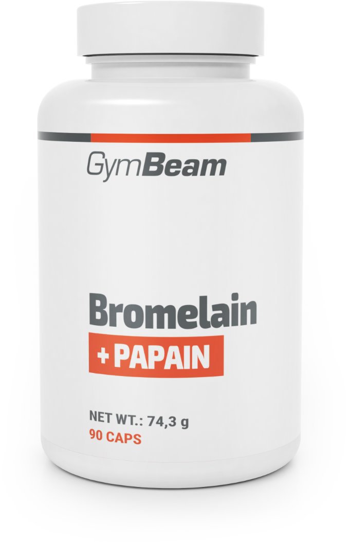 GymBeam Bromelain Papain 90 kapsúl