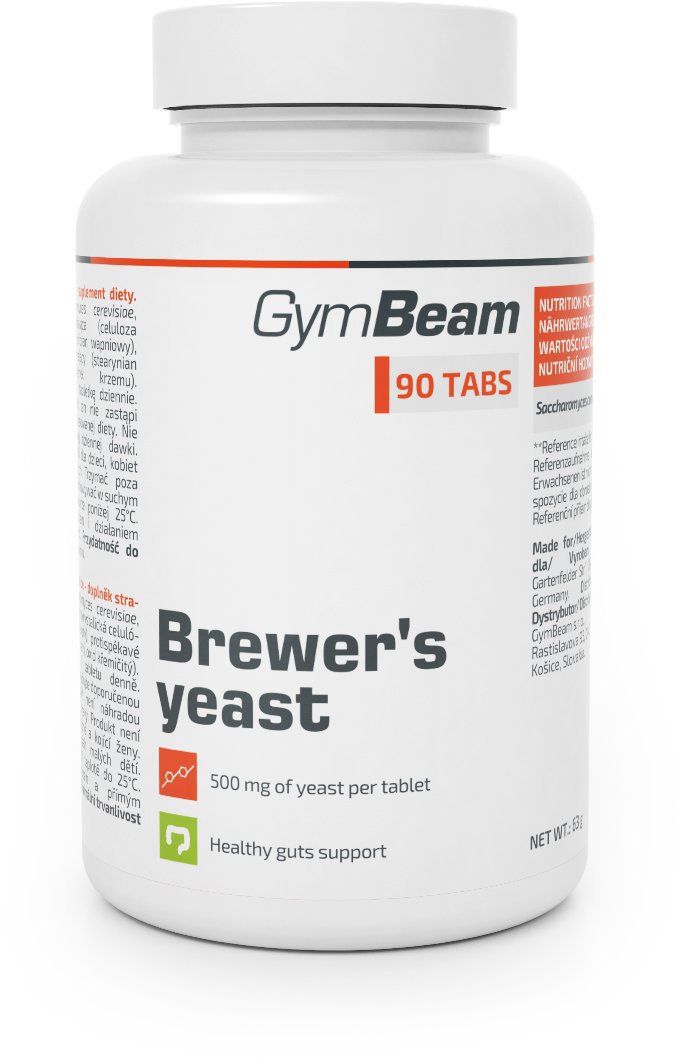 GymBeam Pivovarské kvasnice 90 tabliet