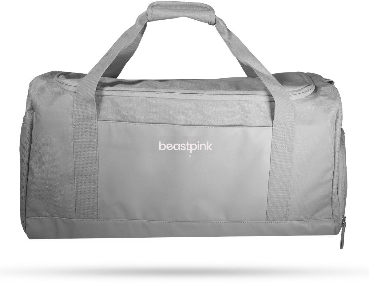 GymBeam BeastPink Športová taška Sense Grey
