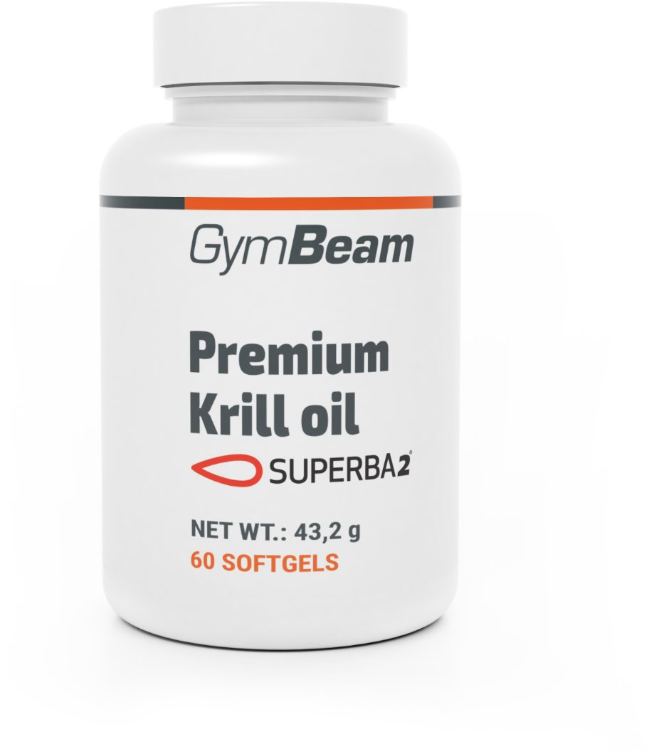 GymBeam Premium Krill Oil Superba2® 60 kapsúl