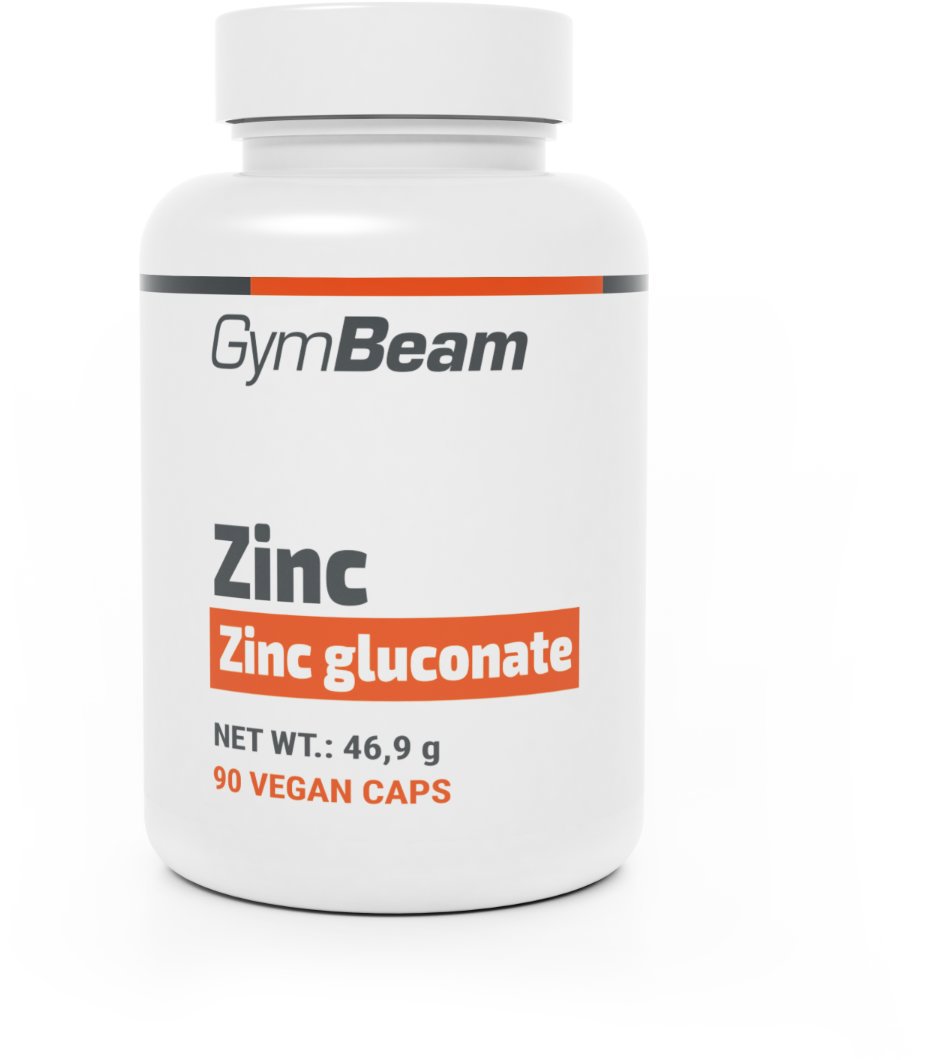 GymBeam Glukonan zinočnatý 90 kapsúl