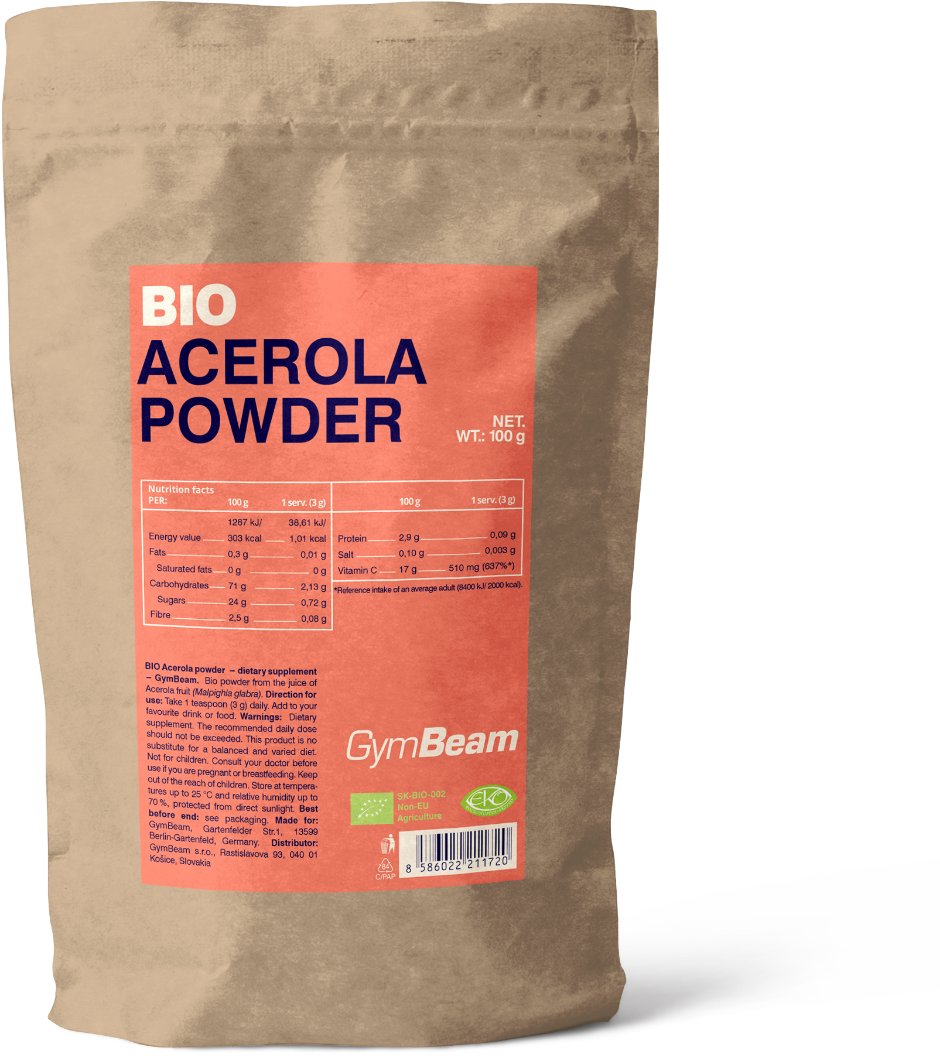 GymBeam BIO Acerola prášok 100 g