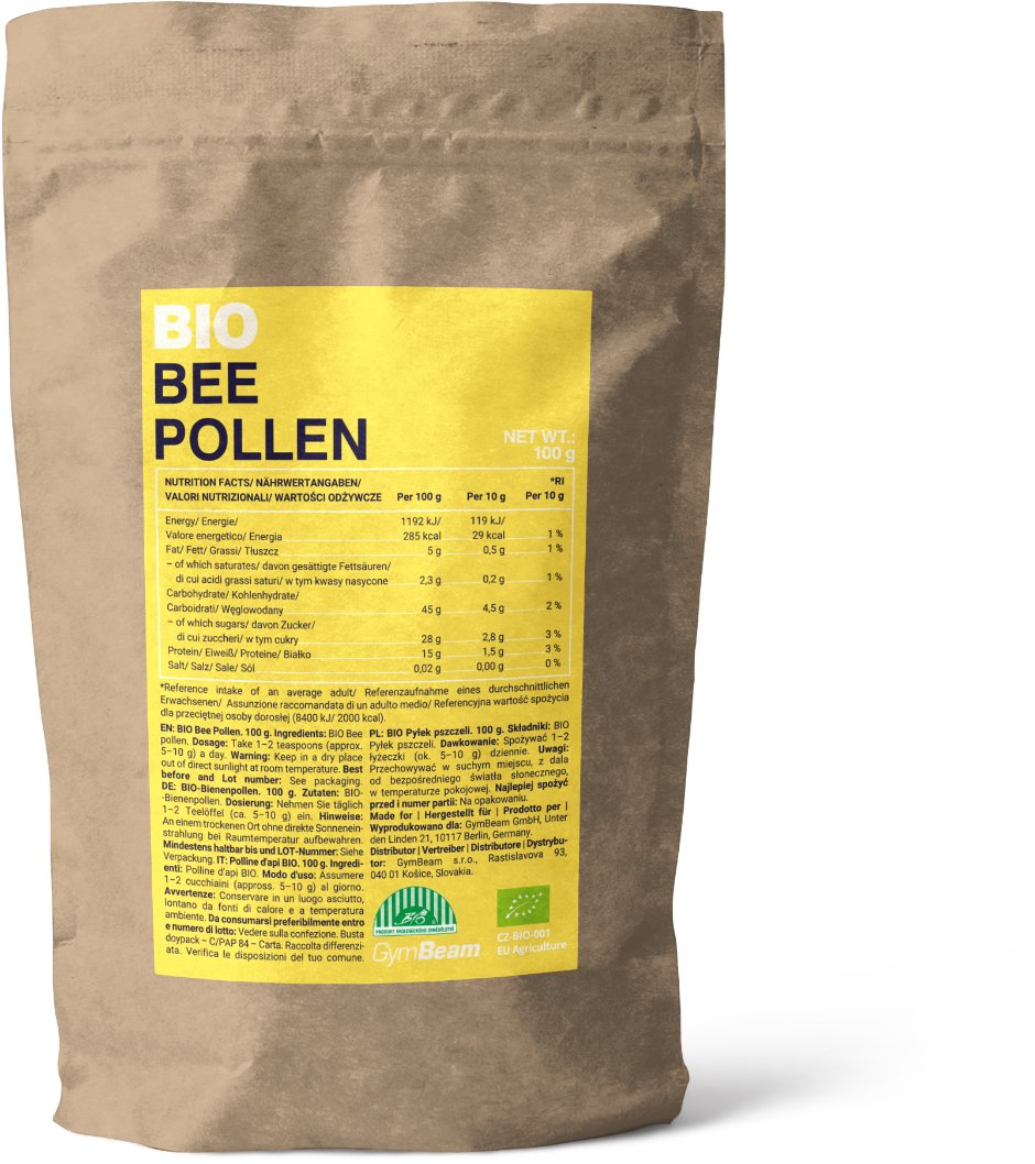 GymBeam BIO Včelí peľ 100 g
