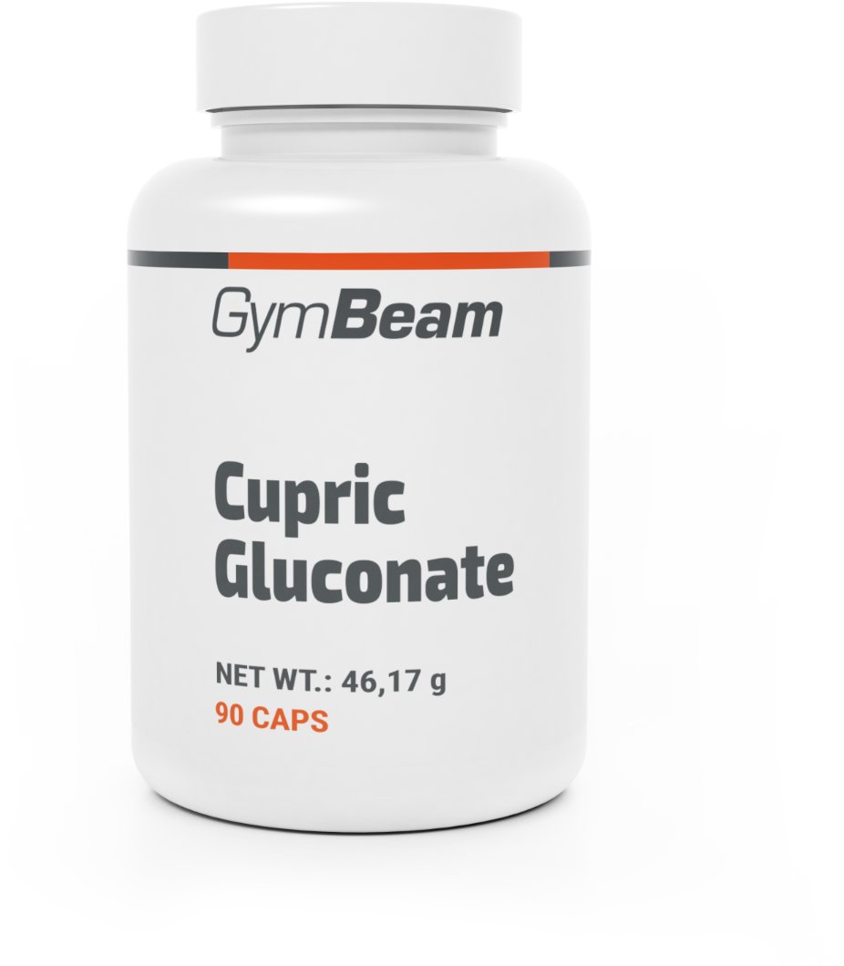 GymBeam Glukonán meďnatý 90 kapsúl