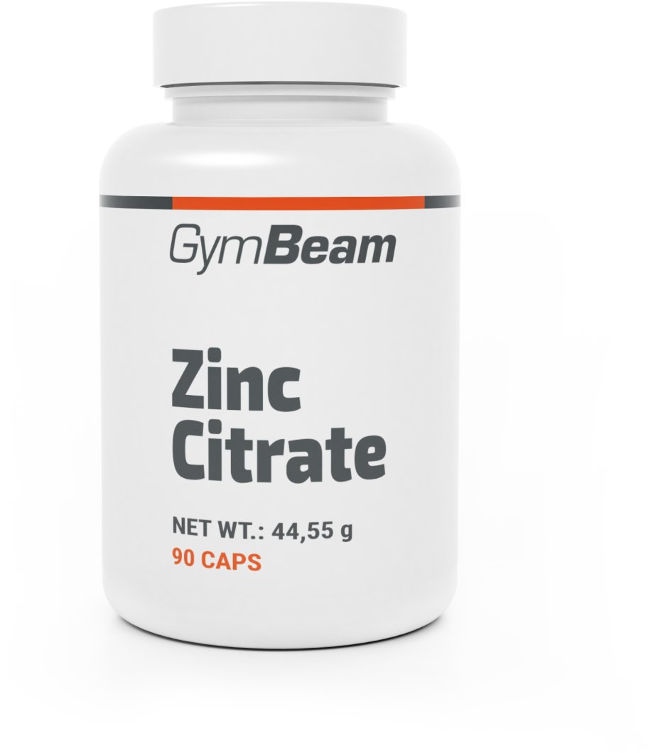 GymBeam Citrát zinočnatý 90 kapsúl