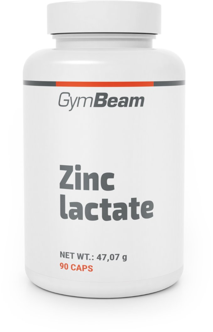 GymBeam Mliečnan zinočnatý 90 kapsúl