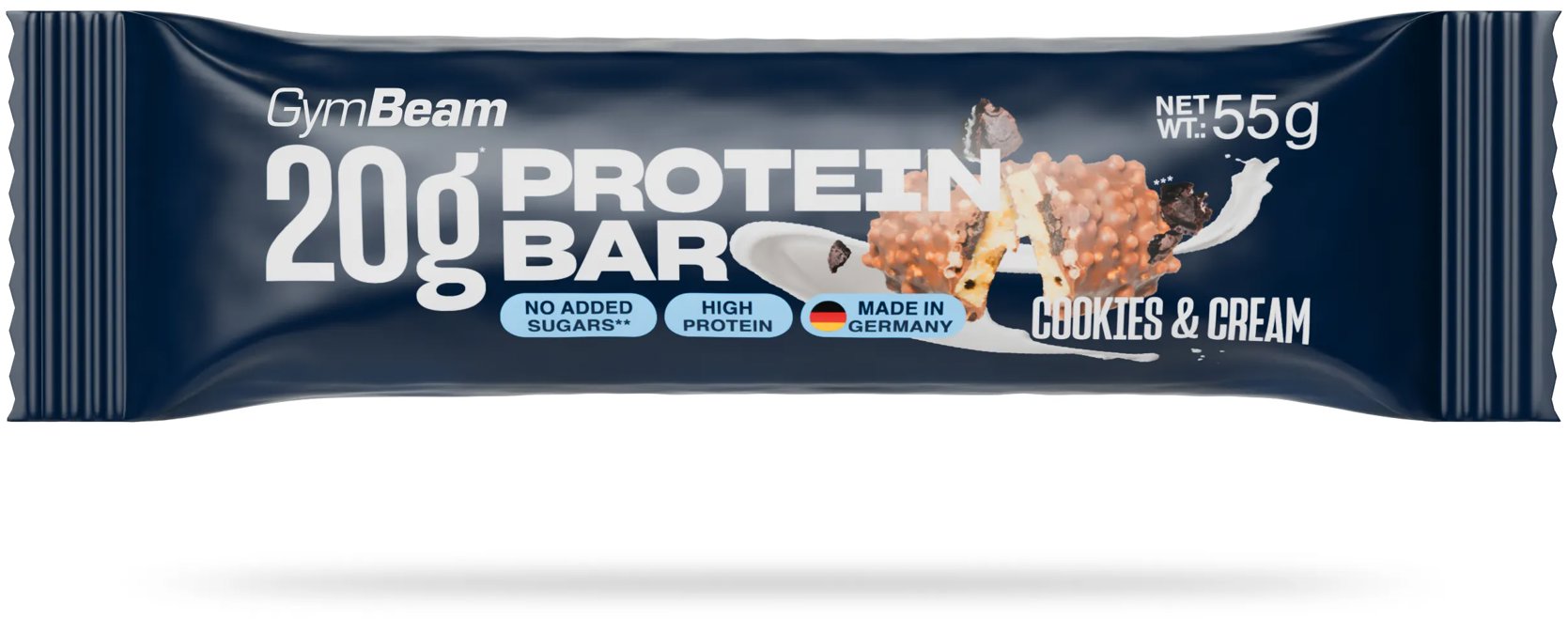 GymBeam 20 g Protein bar cookies & krém 55 g