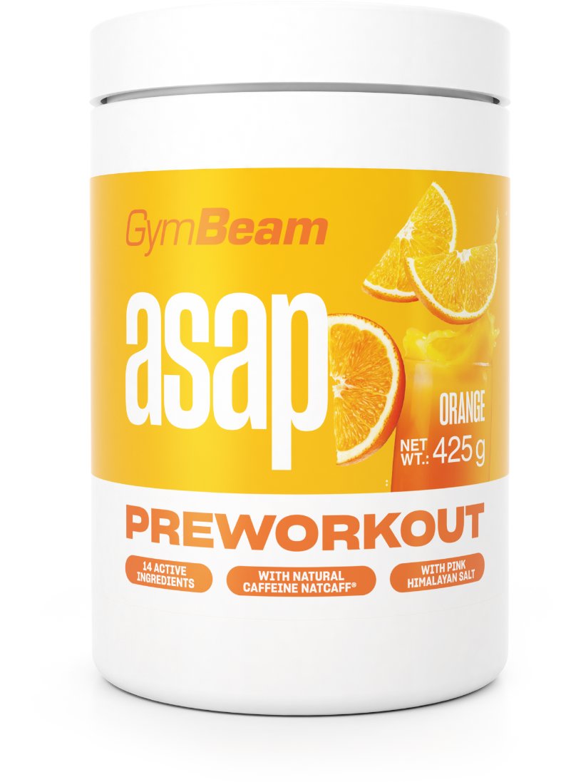 GymBeam ASAP Pre-Workout 425 g Pomaranč