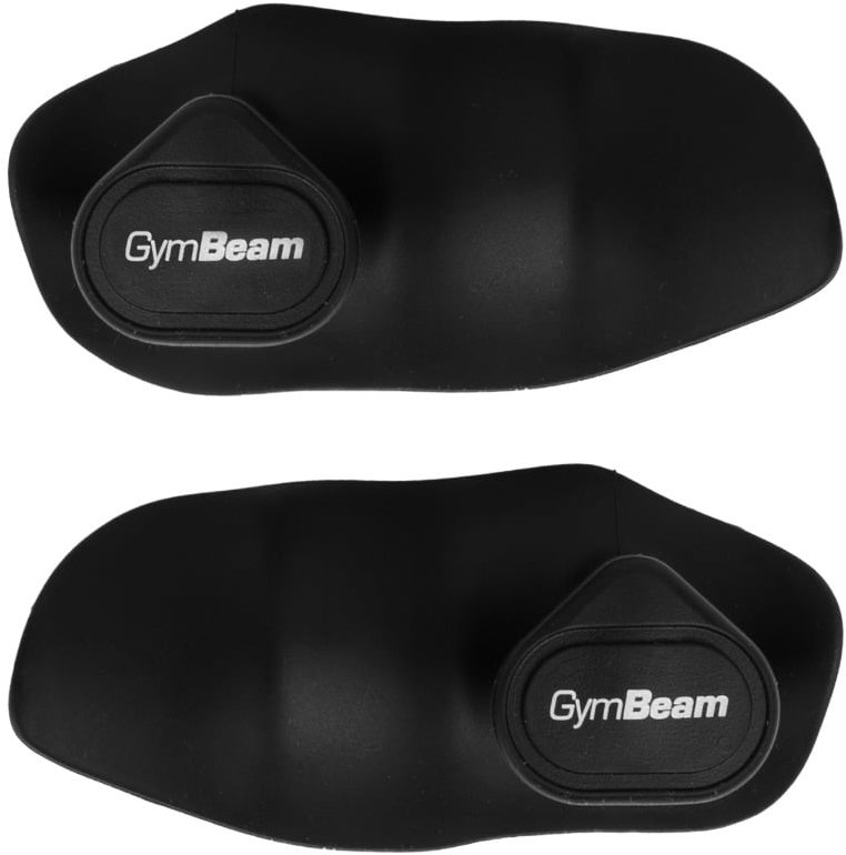 GymBeam Silikónové gripy black