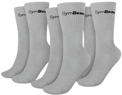 GymBeam 3/4 Socks 3Pack sivé L