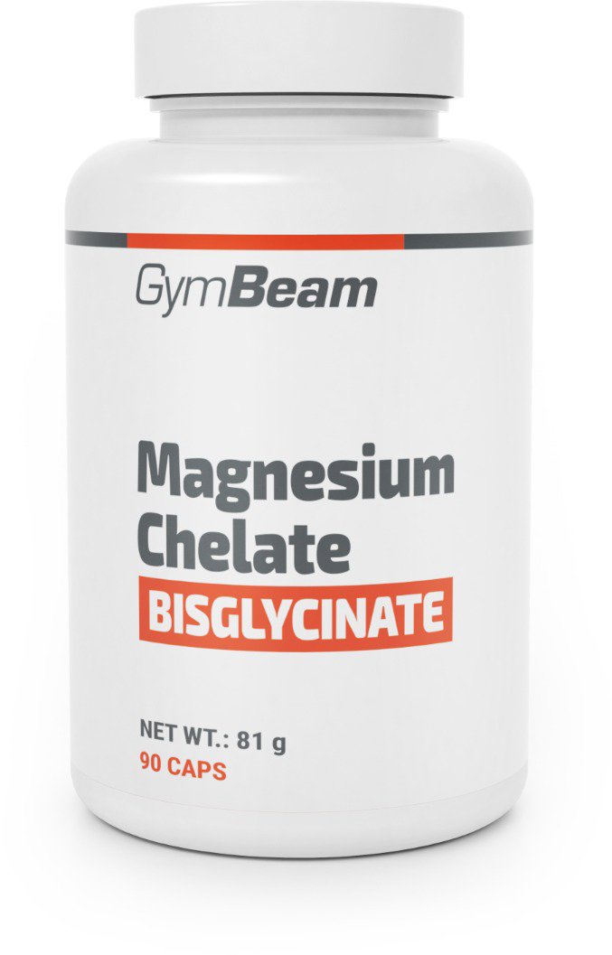GymBeam – Horčík chelát (bisglycinát), 90 kapsúl