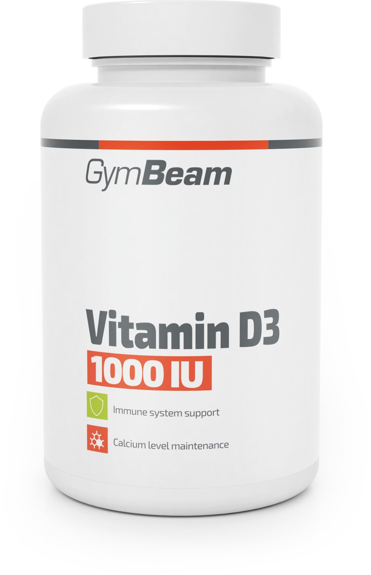 GymBeam Vitamín D3 1000 IU, 120 kapsúl