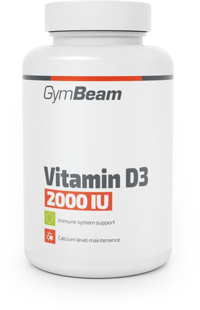 GymBeam Vitamín D3 2000 IU, 60 kapsúl