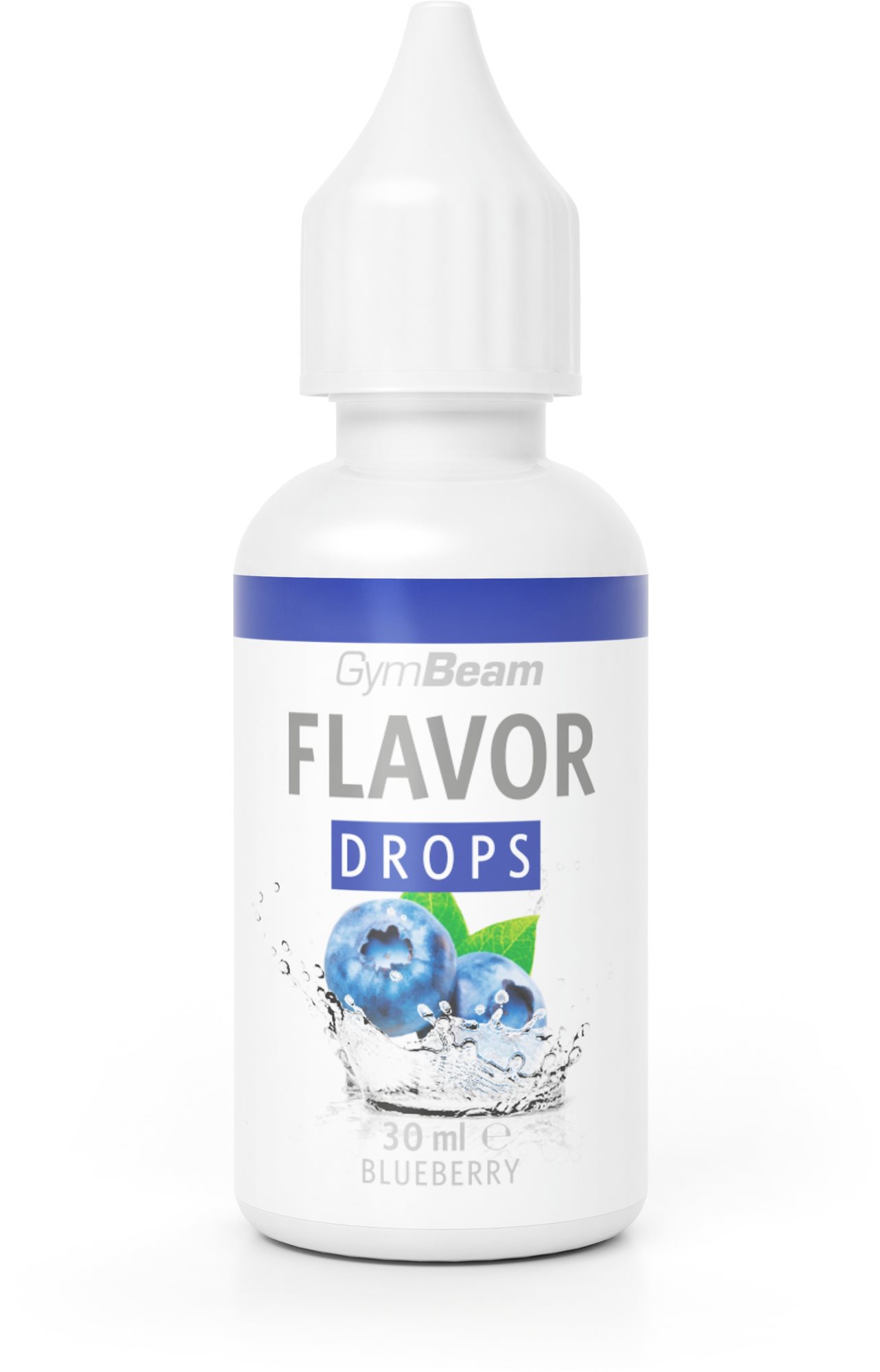 GymBeam Flavor Drops 30 ml, čučoriedky