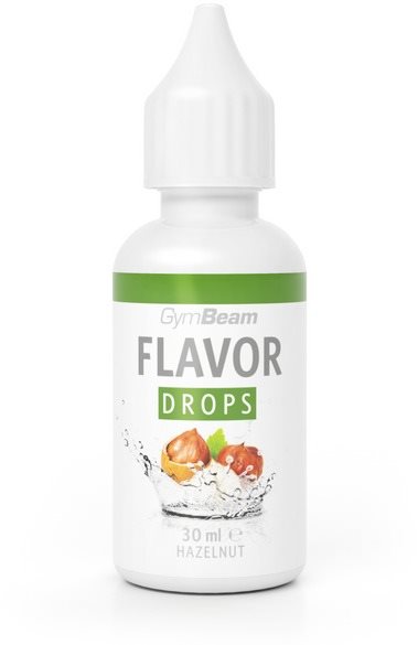GymBeam Flavor Drops 30 ml, lieskový orech