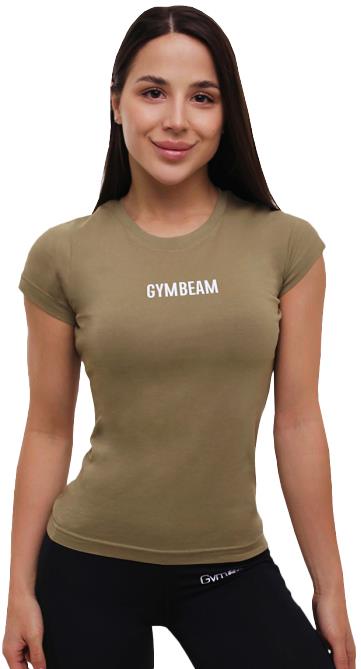 GymBeam dámske tričko FIT Olive S