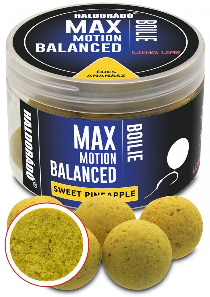 Haldorádó Boilies Balanced Max Motion 70 g 20 mm Sladký ananás