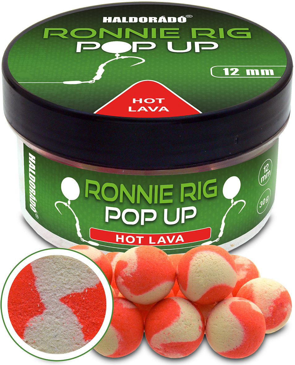 Haldorádó Pop-Up Ronnie Rig 30 g 12 mm Hot Lava