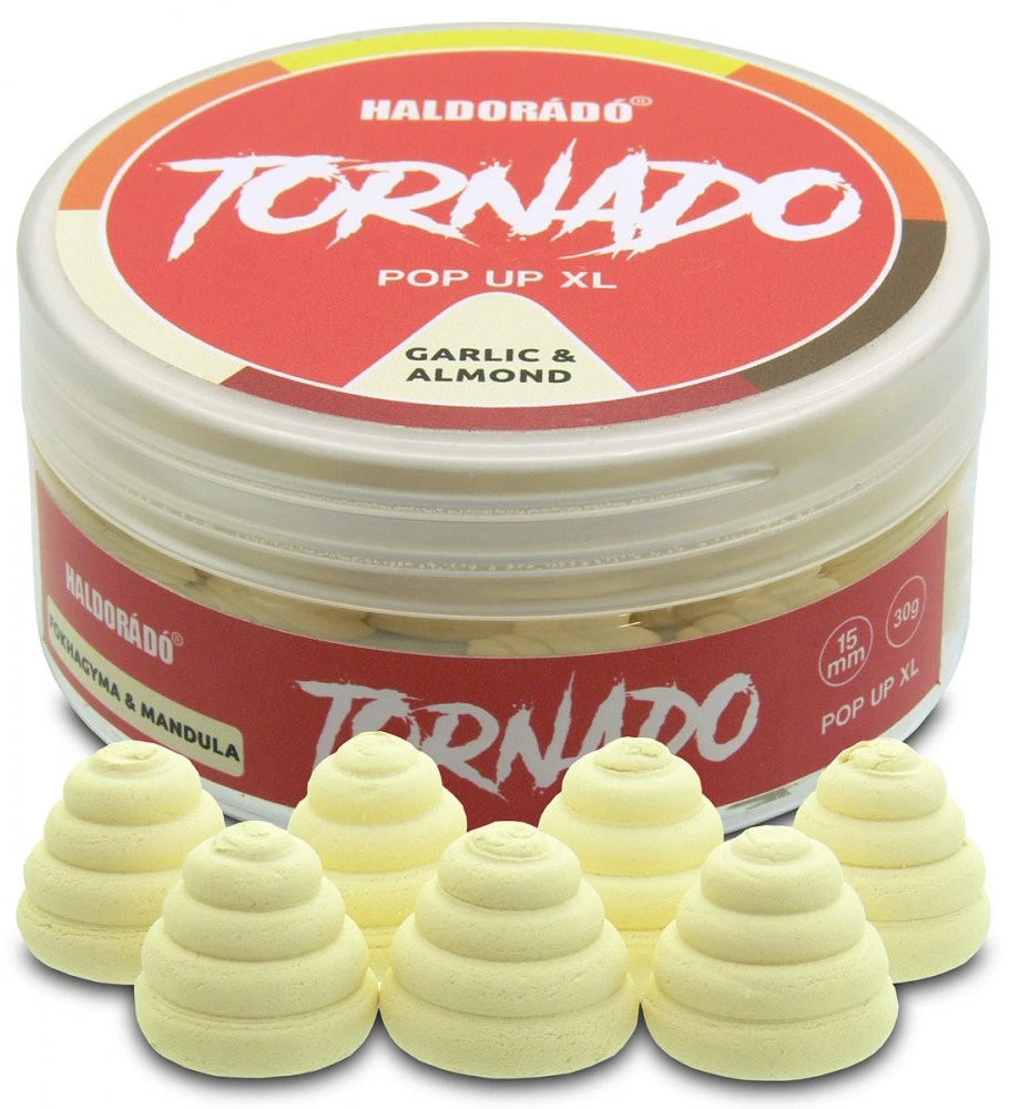 Haldorádó Pop-Up Tornado XL 30 g 15 mm Cesnak/Mandle