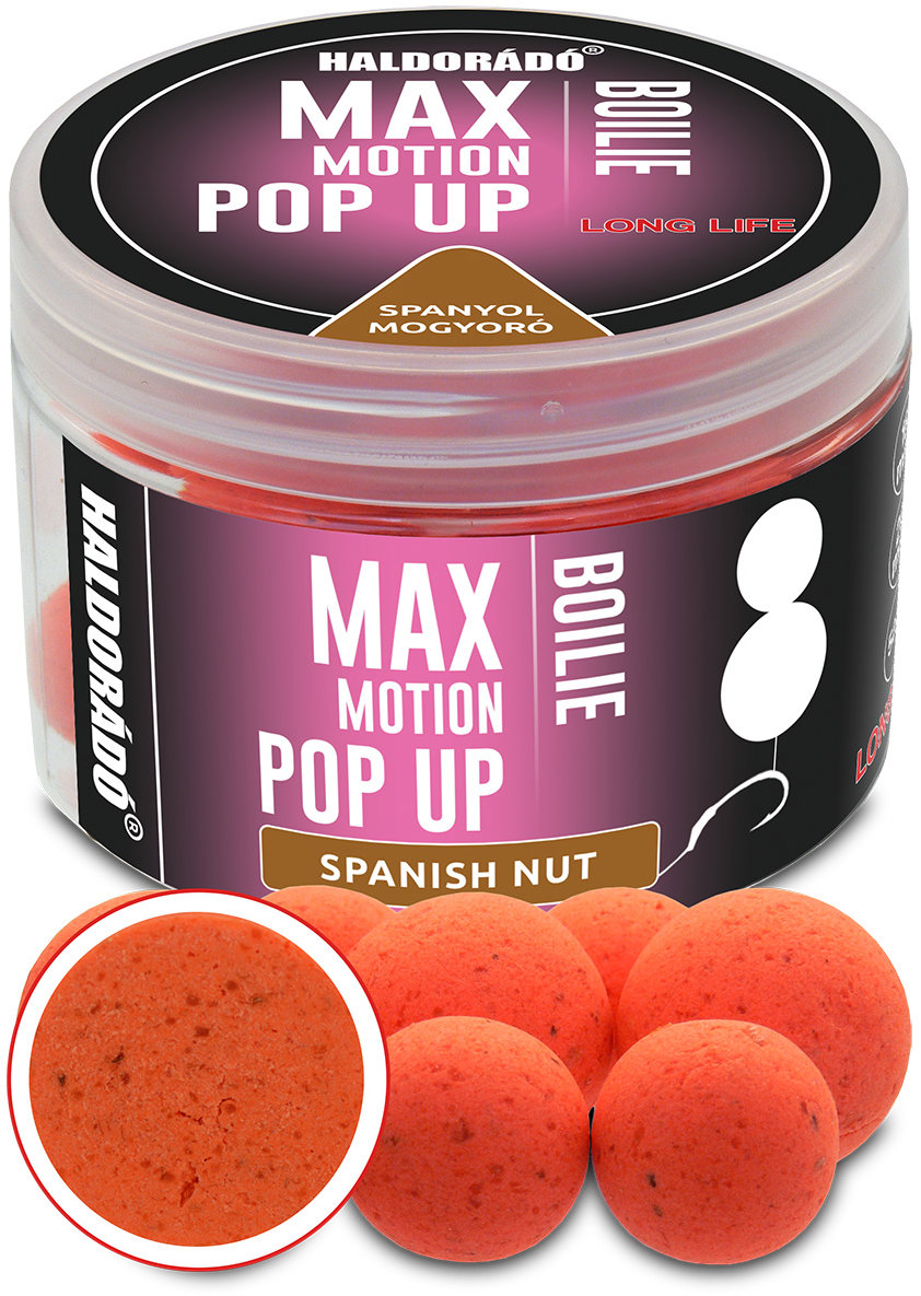 Haldorádó Pop-Up Boilies Max Motion 50 g 16 + 20 mm Španielsky orech