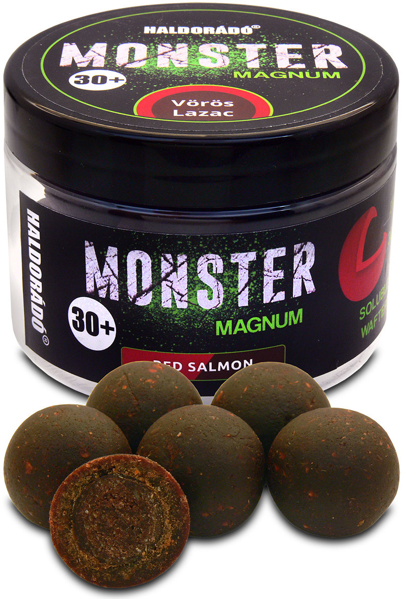 Haldorádó Pop-Up Boilies Monster Magnum 180 g 30 mm Červený losos