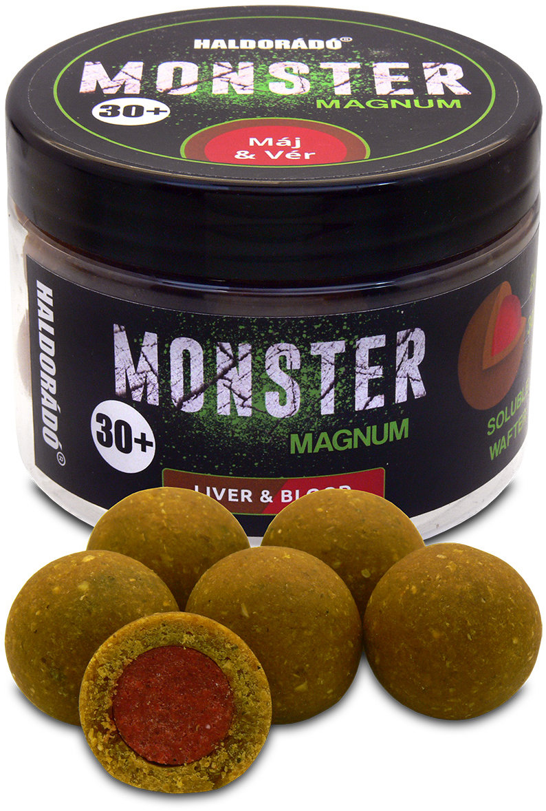 Haldorádó Pop-Up Boilies Monster Magnum 180 g 30 mm Krvavá pečeň