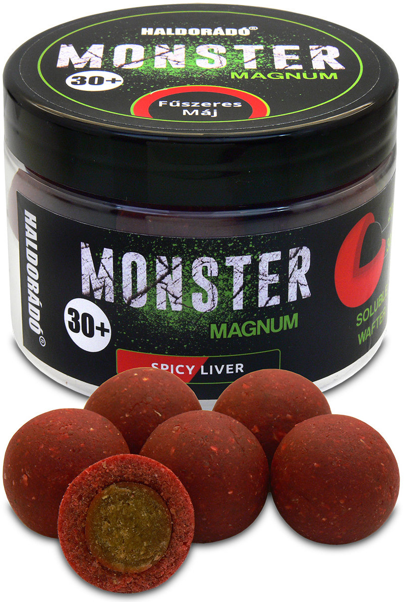 Haldorádó Pop-Up Boilies Monster Magnum 180 g 30 mm Pikantná pečeň