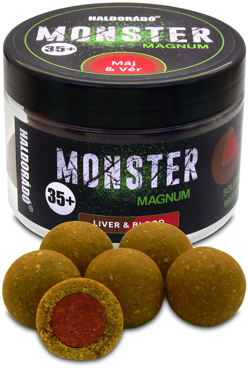Haldorádó Pop-Up Boilies Monster Magnum 180 g 35 mm Krvavá pečeň