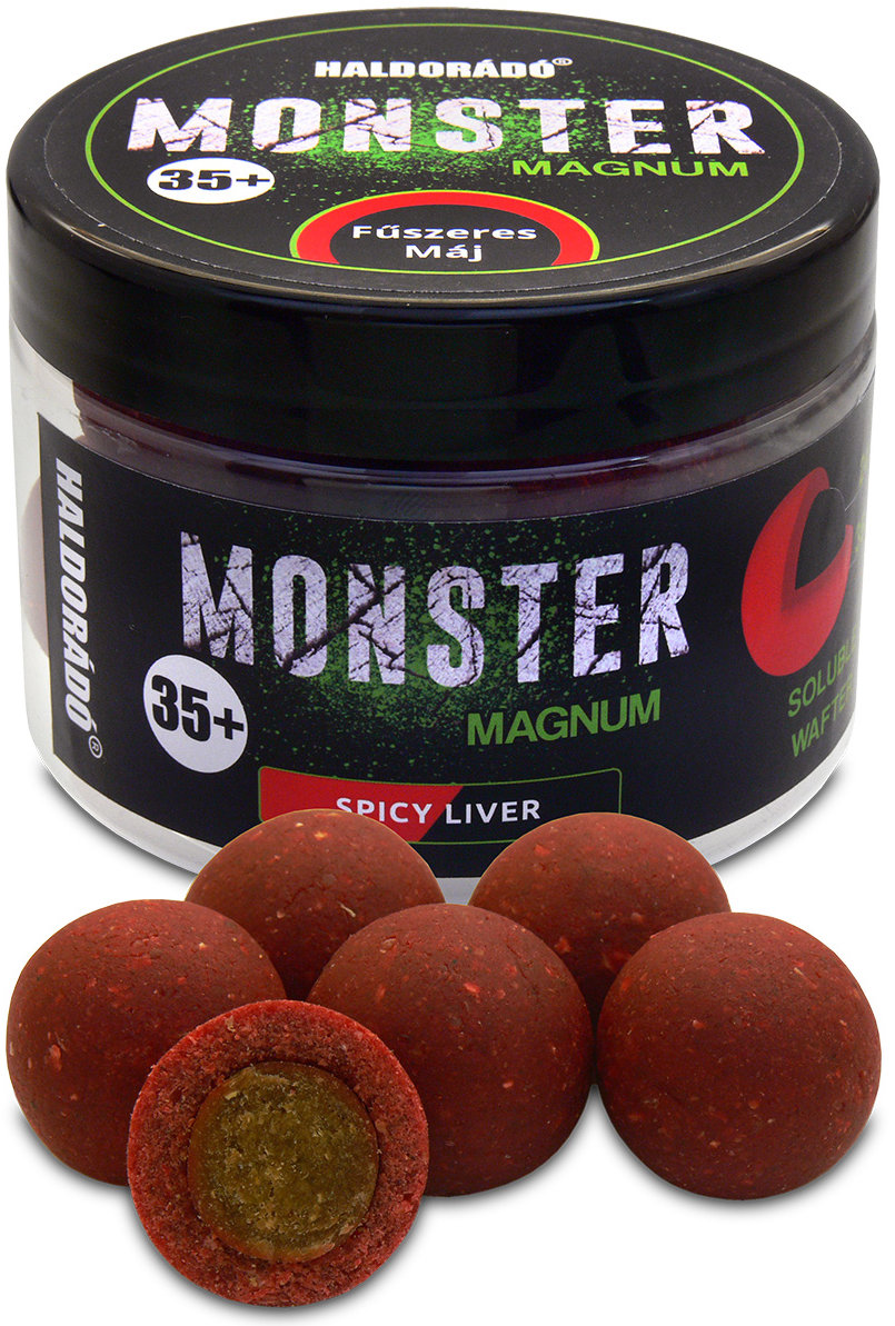 Haldorádó Pop-Up Boilies Monster Magnum 180 g 35 mm Pikantná pečeň