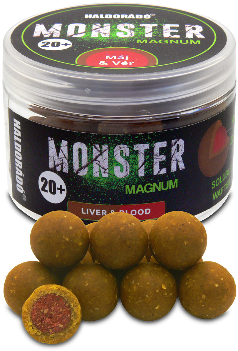 Haldorádó Pop-Up Boilies Monster Magnum 80 g 20 mm Krvavá pečeň