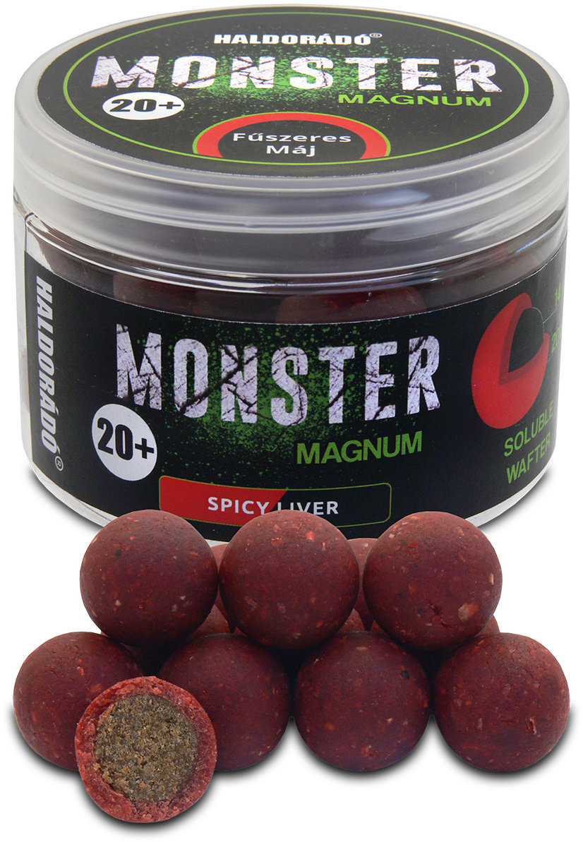 Haldorádó Pop-Up Boilies Monster Magnum 80 g 20 mm Pikantná pečeň