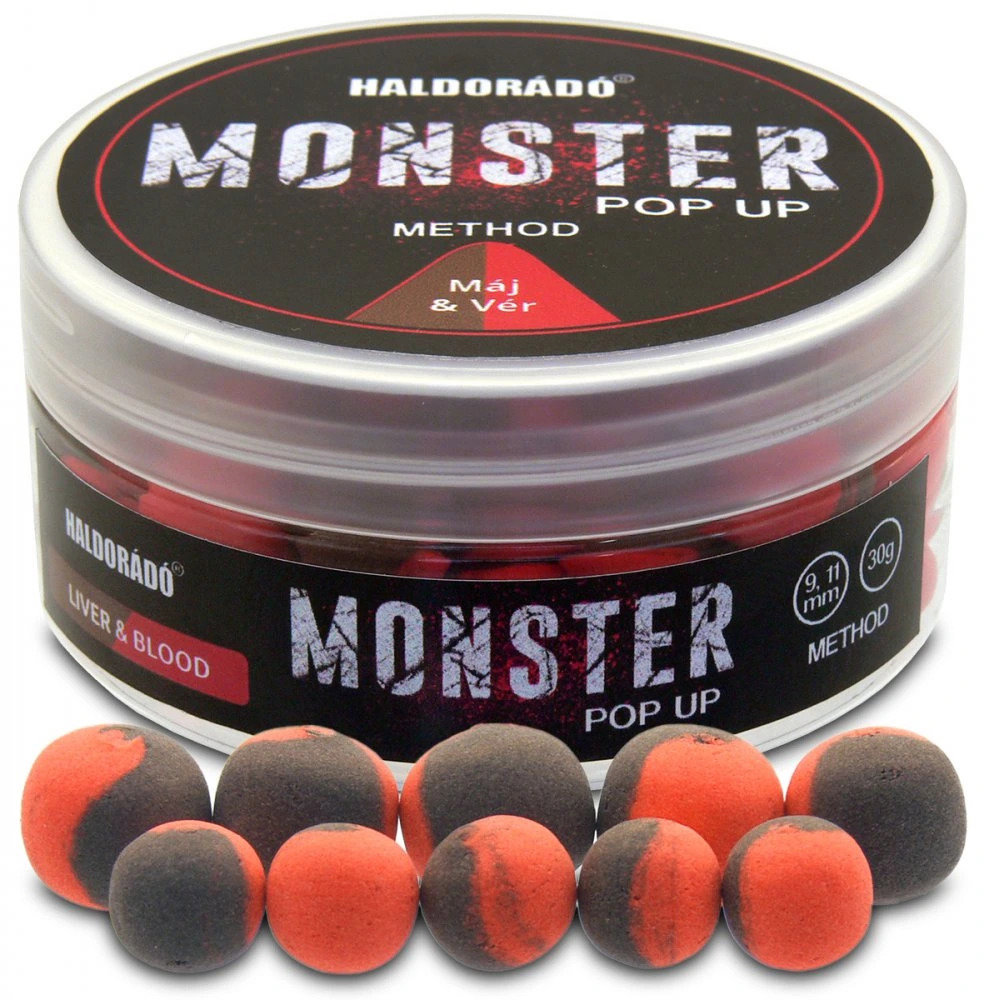 Haldorádó Pop-Up Method Monster 30 g 9 + 11 mm Krvavá pečeň