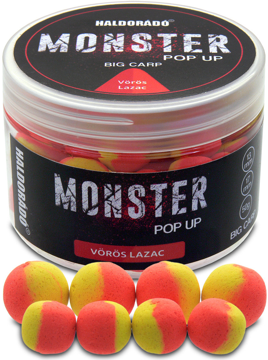 Haldorádó Pop-Up Monster Big Carp 50 g 13/17 mm Červený losos