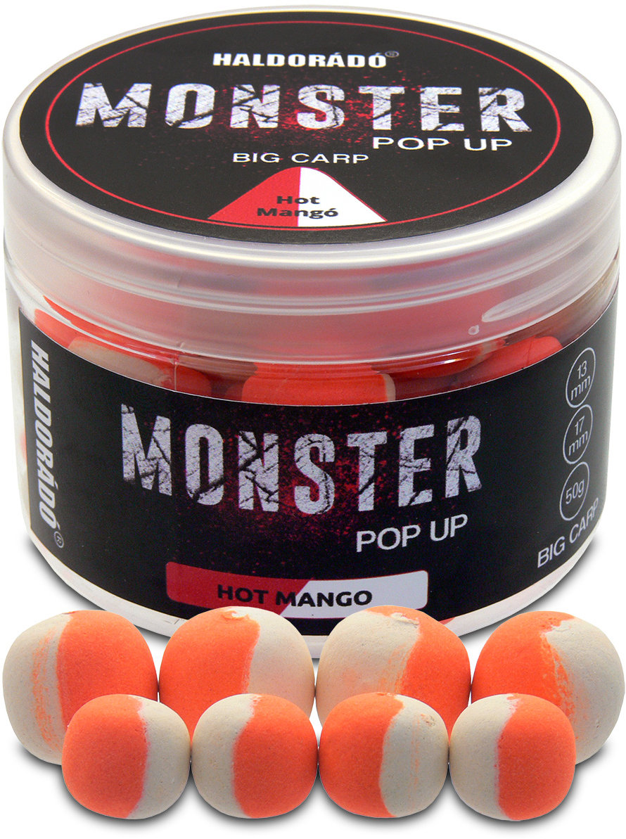 Haldorádó Pop-Up Monster Big Carp 50 g 13/17 mm Hot Mango