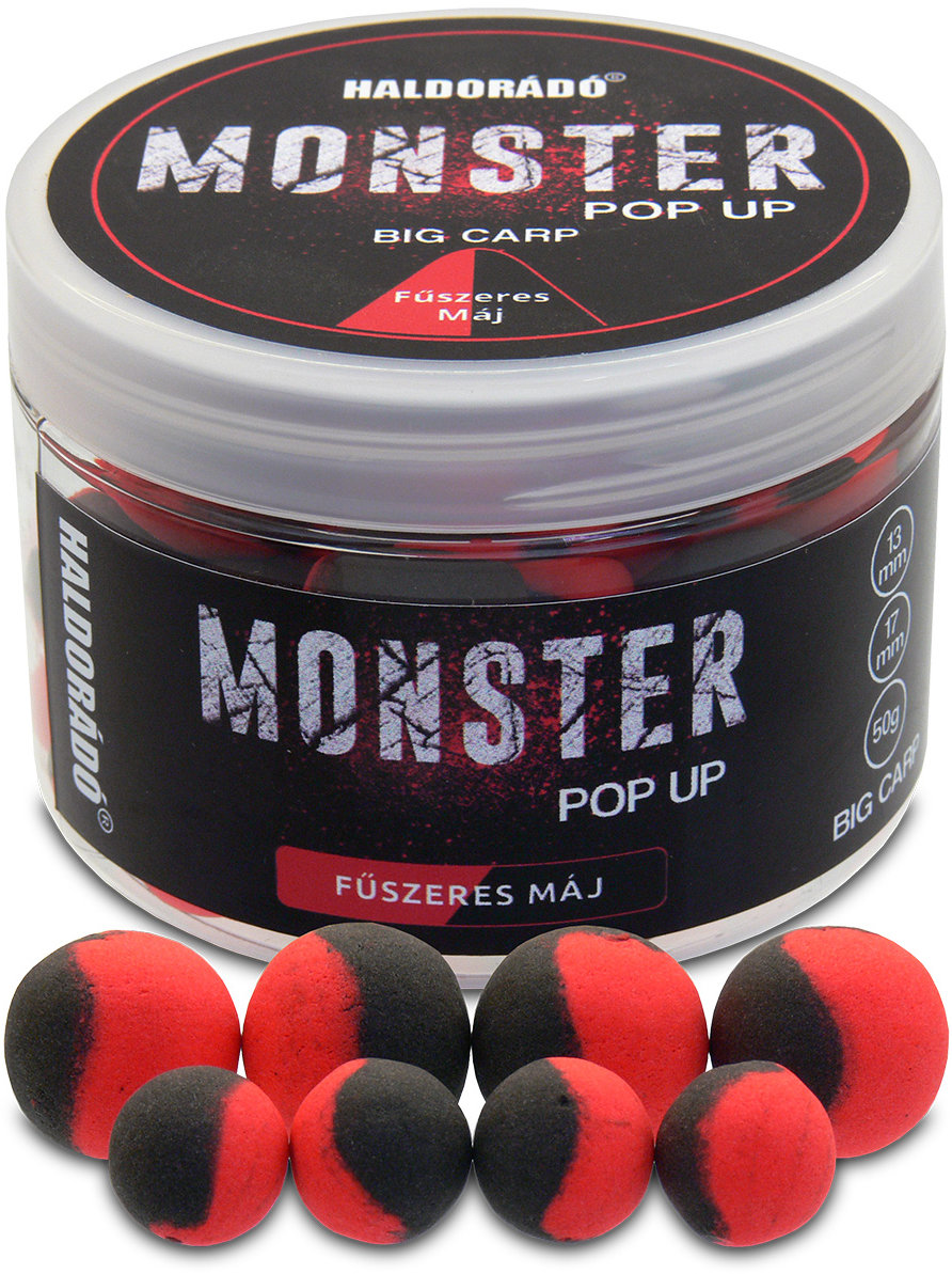 Haldorádó Pop-Up Monster Big Carp 50 g 13/17 mm Pikantná pečeň